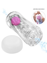 PRETTY LOVE MASTURBADOR CUP 360º TEXTURIZADO TRANSPARENTE